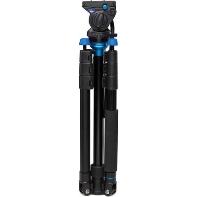 Benro Aero4 Kit Trepied Video Flip Lock cu Cap S4