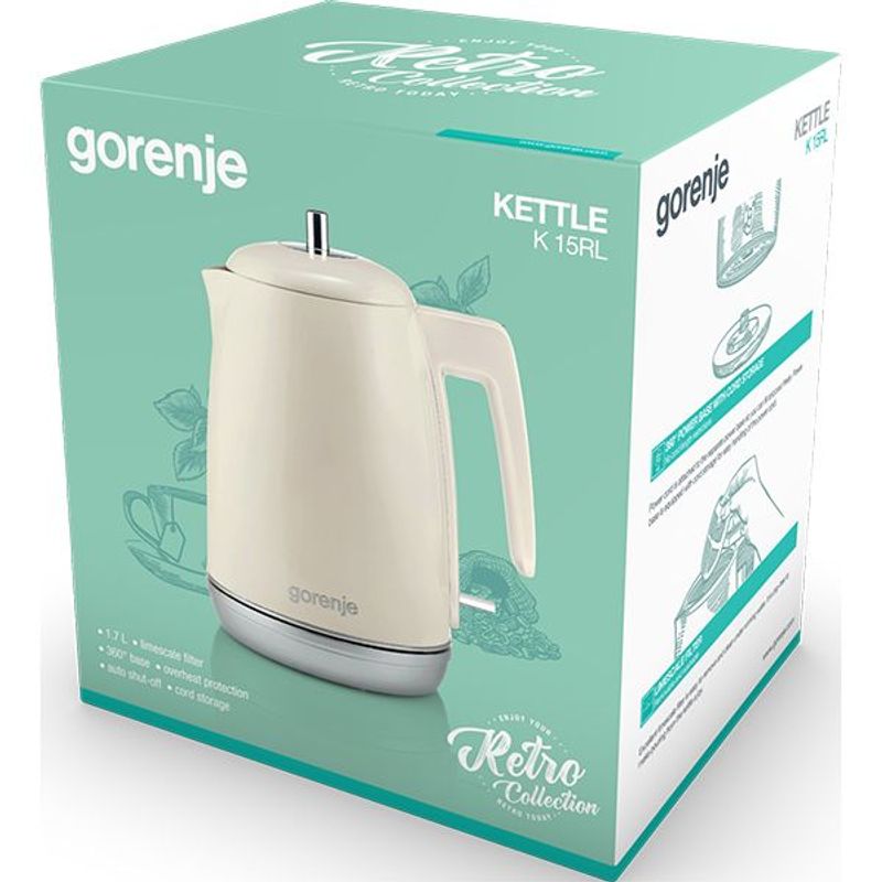 GorenjeRetroCollectionK15RLCanaFierbator17l2200WBej