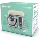 GorenjeRetroCollectionMMC1000RLRobotdeBucatarie1000WCapacitatebol45L7VitezeCremArgintiu