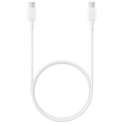 Samsung EP-DA705BWEGWW Cablu date si incarcare USB Type-C la Type-C 1m, alb