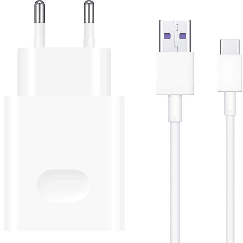 Huawei-CP84--Super-Charge-Max-40W-Incarcator-Retea--Cablu-Detasabil-USB-Type-C-Alb