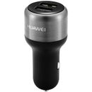 Huawei QuickCharge AP31 Incarcator Auto Dual USB (9V/5V 2A + 5V 1A) Cablu Incarcare USB Type-C Negru