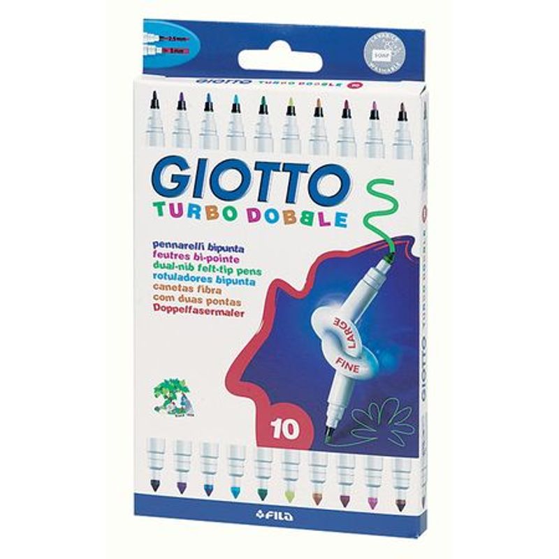 Giotto-Stilnovo-Aquarell-Creioane-colorate-acuarelabile-12-buc-set-