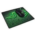 Razer Kit Gaming Mouse Abyssus Lite si Mouse Pad Goliathus Negru