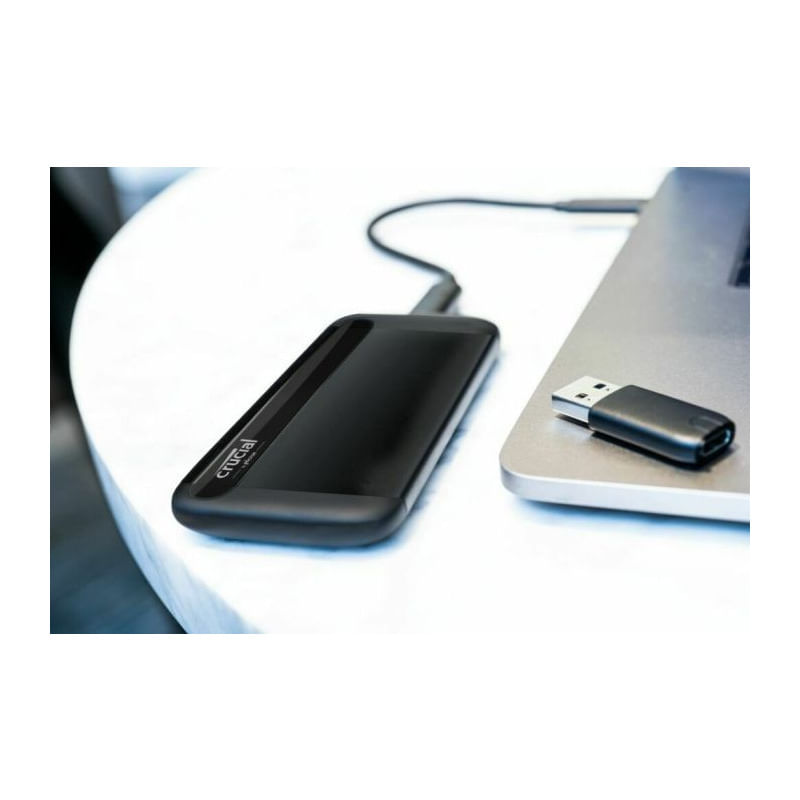 Crucial X8 SSD Portabil 1TB USB 3.1 Negru - F64.ro - F64.ro