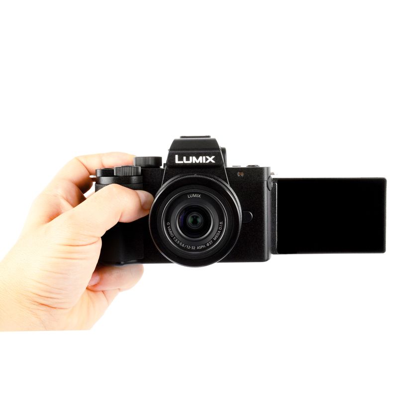 Panasonic-Lumix-DC-G100-Camera-Mirrorless-pentru-Vlogging-4K-Kit-cu-Obiectiv-12-32mm-F3.5-5.6