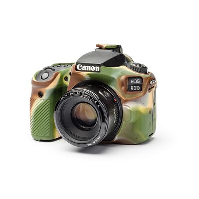 EasyCover Carcasa Protectie pentru Canon 90D Camouflage