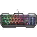 Trust GXT 856 Torac Tastatura Gaming Iluminare RGB Negru