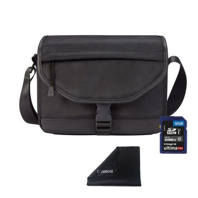 Canon SB130 Geanta Foto + Card de Memorie SD 16GB + Microfibra