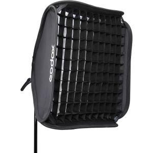 Godox SGGV6060 Softbox Pliabil 60x60 cm Kit cu Suport S2-Type, Difuzie, Grid si Husa