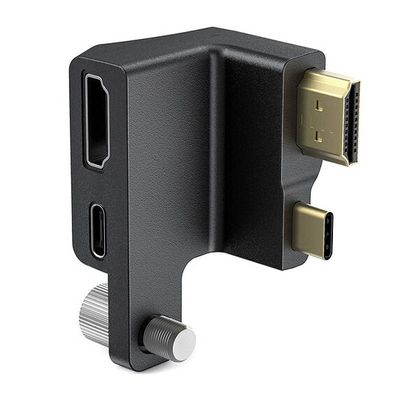 SmallRig AAA2700 Adaptor Unghi Drept HDMI si Type-C pentru Cage pentru BMPCC 4K