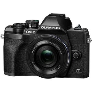 Olympus OM-D E-M10 Mark IV Kit cu Obiectiv 14-42mm Black