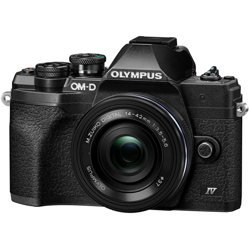 Olympus-OM-D-E-M10-Mark-IV-Kit-cu-Obiectiv-14-42mm-Black