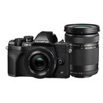 Olympus-OM-D-E-M10-Mark-IV-Kit-cu-Obiectiv--14-42mm-si-40-150mm-Black