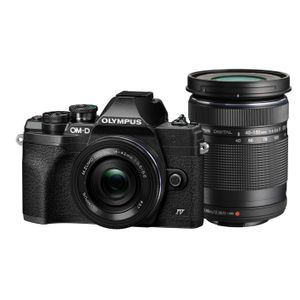 Olympus OM-D E-M10 Mark IV Kit cu Obiectiv  14-42mm si 40-150mm Black