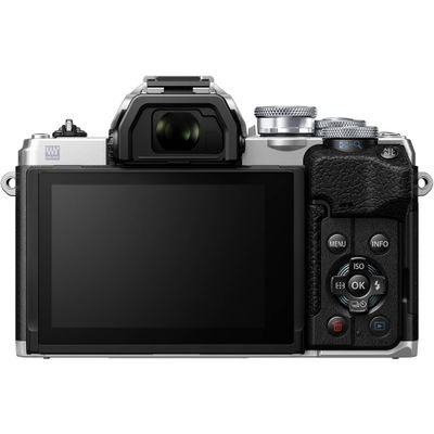 Olympus OM-D E-M10 Mark IV Kit cu Obiectiv 14-42mm si 40-150 Silver