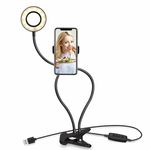 WF Fancier Lampa LED si Suport pentru Telefon cu Brate Flexibile pentru Creatori de Continut