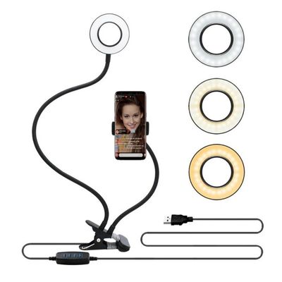 WF Fancier Lampa LED si Suport pentru Telefon cu Brate Flexibile pentru Creatori de Continut