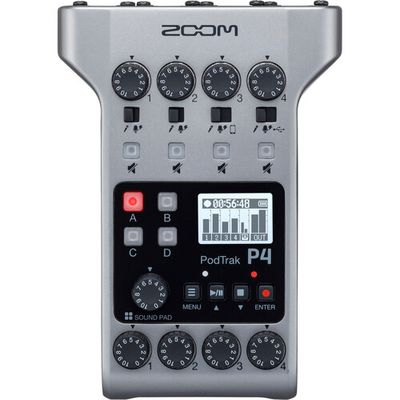 ZOOM Podtrak P4 Recorder Audio Podcast 4 Canale XLR