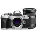Olympus OM-D E-M10 Mark IV Silver Kit cu Obiectiv 14‑150mm F4‑5.6 II Black