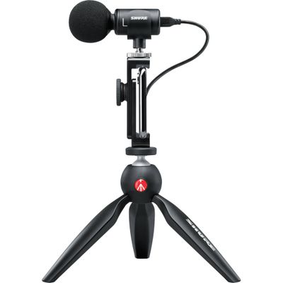 Shure MV88+ Video Kit Microfon Stereo Digital si Accesorii pentru Smartphone (iOS, Android)