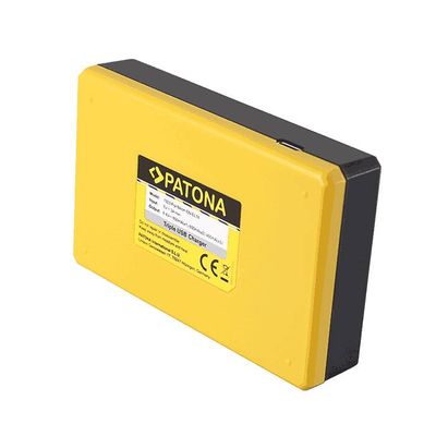 Patona Incarcator Triplu USB pentru Nikon EN-EL14 cu Cablu tip C 8.4V