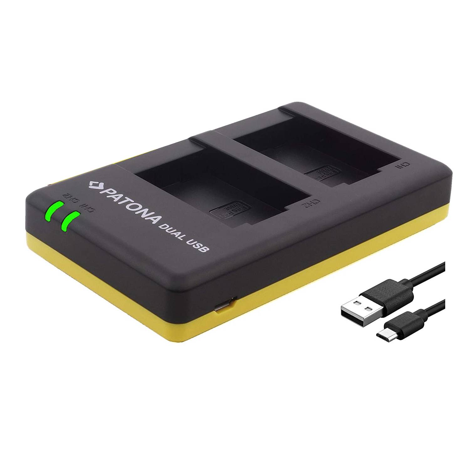 Patona Incarcator Rapid Dual USB pentru Nikon EN-EL15 cu Cablu Micro-USB