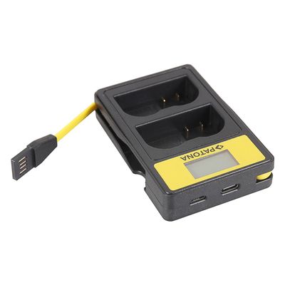 Patona Incarcator Smart Dual USB/USB-C/Micro-USB Dual cu LCD pentru Nikon EN-EL15