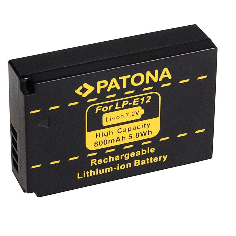 Patona-1141-Acumulator-Replace-Li-Ion-pentru-Canon-LP-E12-800mAh-7.2V
