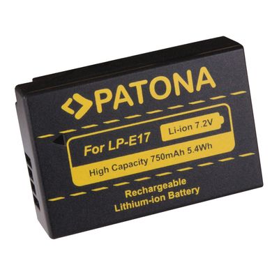 Patona 1250 Acumulator Replace Li-Ion pentru Canon LP-E17 750mAh 7.2V