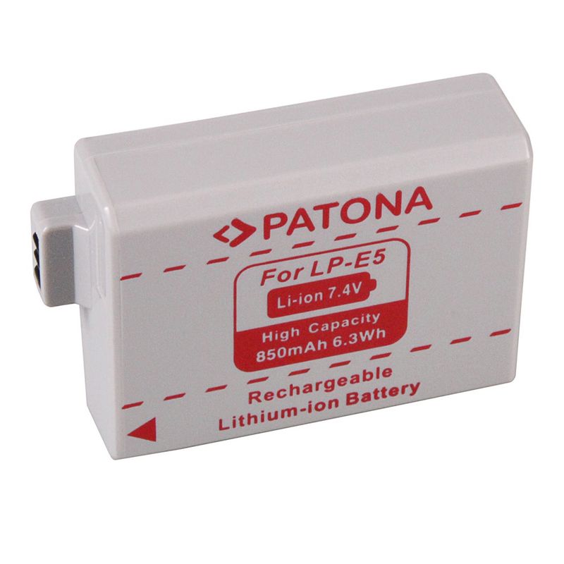 Patona-1012-Acumulator-Replace-Li-Ion-pentru-Canon-LP-E5-850-mAh-7.4V