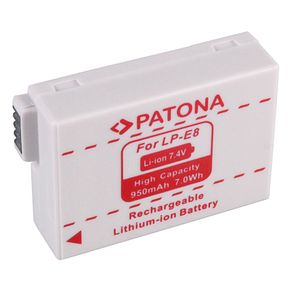 Patona 1077 Acumulator Replace Li-Ion pentru Canon LP-E8 950 mAh 7.4V