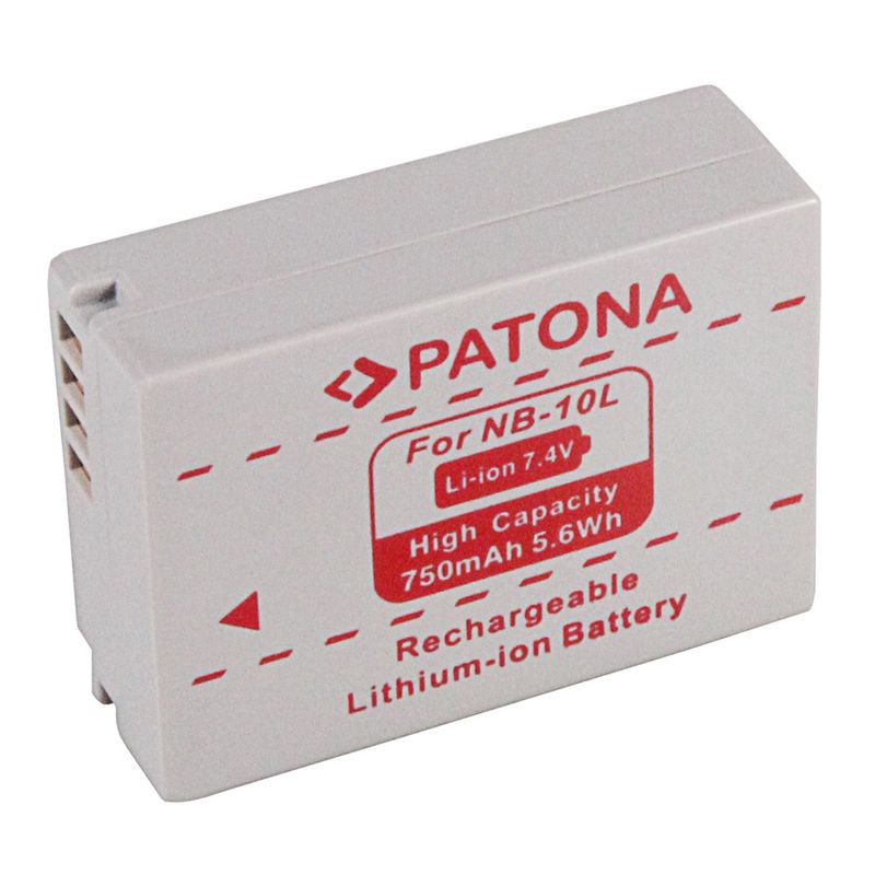 Patona1097AcumulatorreplaceLiIonpentruCanonNB10L750mAh74V