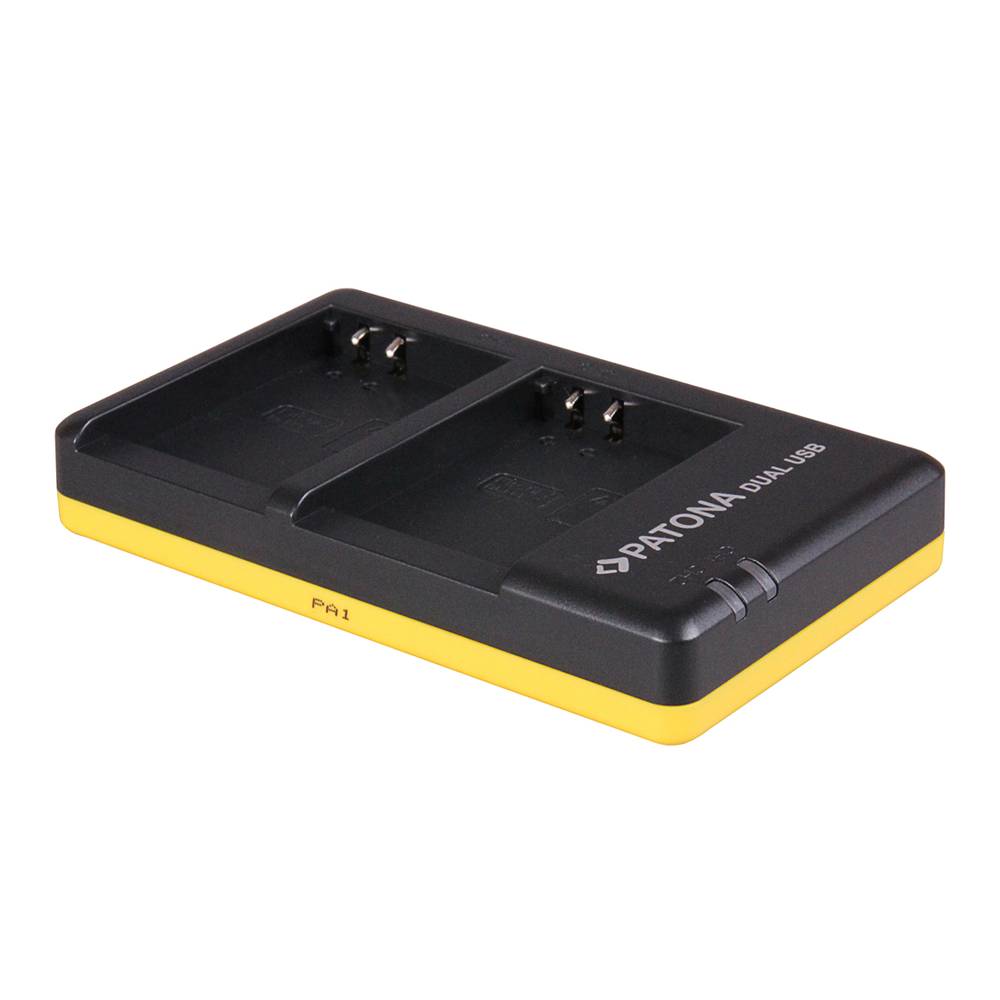 Patona Incarcator Rapid Dual USB pentru Olympus PS-BLN1 cu Cablu Micro USB