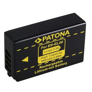 Patona Acumulator Replace Li-Ion pentru Nikon EN-EL20 800mAh 7.2V