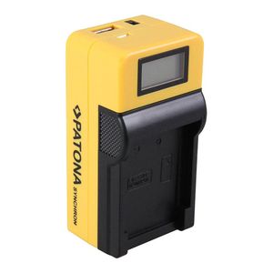 Patona Incarcator USB cu LCD pentru Olympus PS-BLS1/PS-BLS5 cu Adaptor Auto