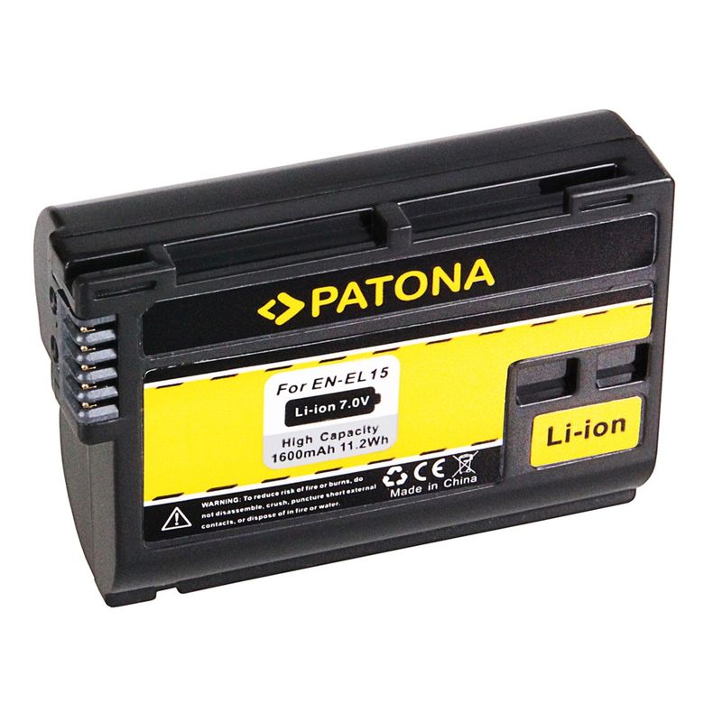 Patona-Acumulator-Replace-Li-Ion-pentru-Nikon-EN-EL15-1600mAh-7V