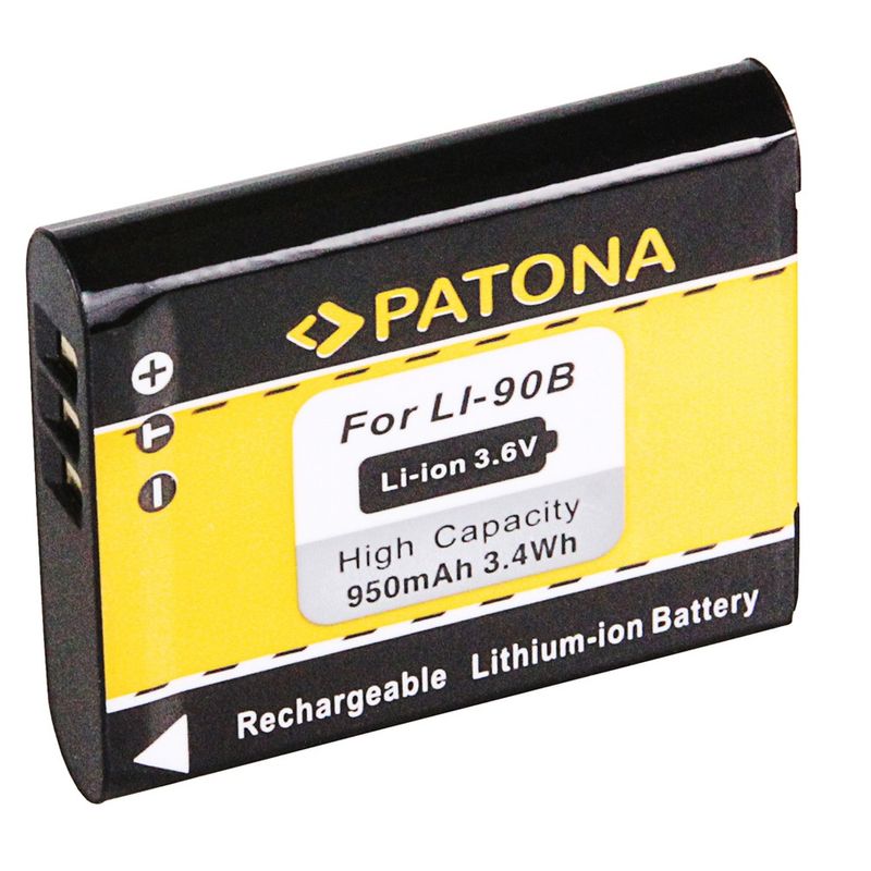 Patona-Acumulator-Replace-Li-Ion-pentru-Olympus-Li-90b-950mAh-3.6V