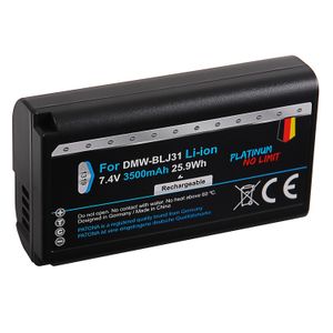 Patona Platinum Acumulator Replace Li-Ion pentru Panasonic DMW-BLJ31 3500mAh 7.4V