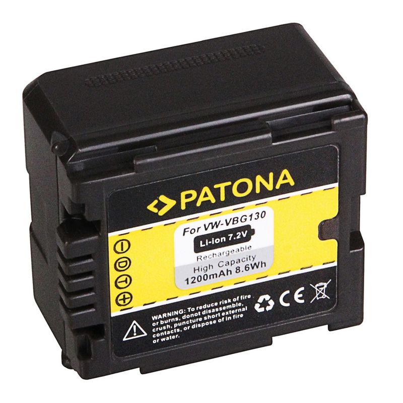 PatonaAcumulatorReplaceLiIonpentruPanasonicVWVBG1301200mAh72V