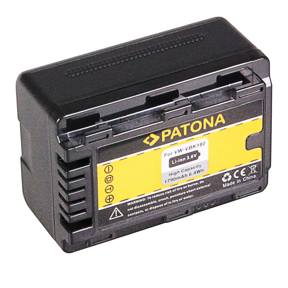 Patona Acumulator Replace Li-Ion pentru Panasonic VW-VBK180 1790mAh 3.6V