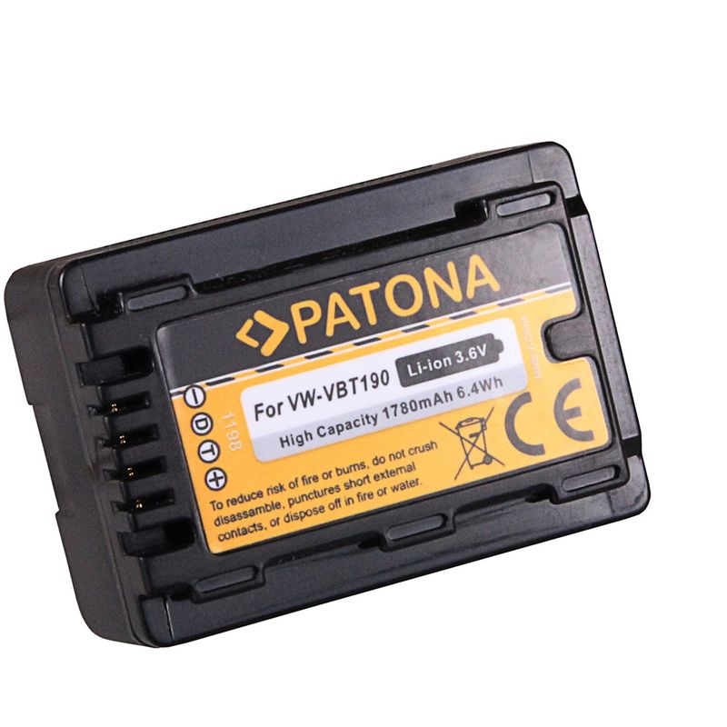 Patona-Acumulator-Replace-Li-Ion-pentru-Panasonic-VW-VBT190-1780mAh-3.6V