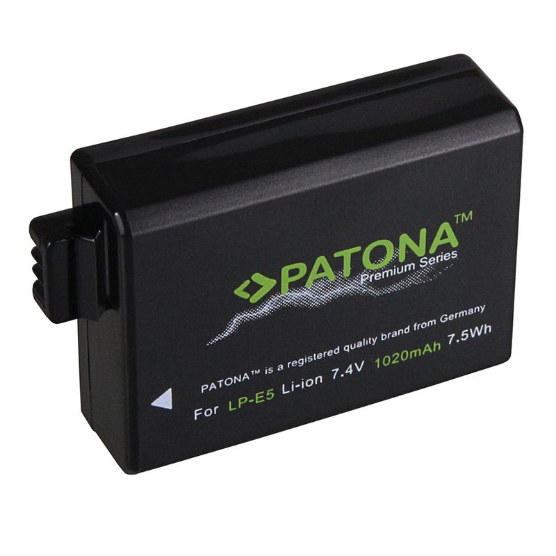 Patona-Premium-Acumulator-Replace-Li-Ion-pentru-Canon-LP-E5-1020mAh-7.4V