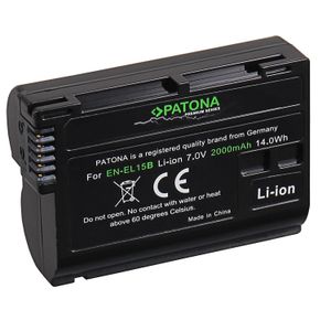 Patona Premium Acumulator Replace Li-Ion pentru Nikon EN-EL15 2000mAh 7V