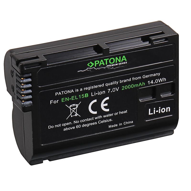 Patona-Premium-Acumulator-Replace-Li-Ion-pentru-Nikon-EN-EL15-2000mAh-7V