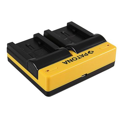 Patona Incarcator Dual pentru Panasonic VW-VBK180 cu Cablu Micro USB