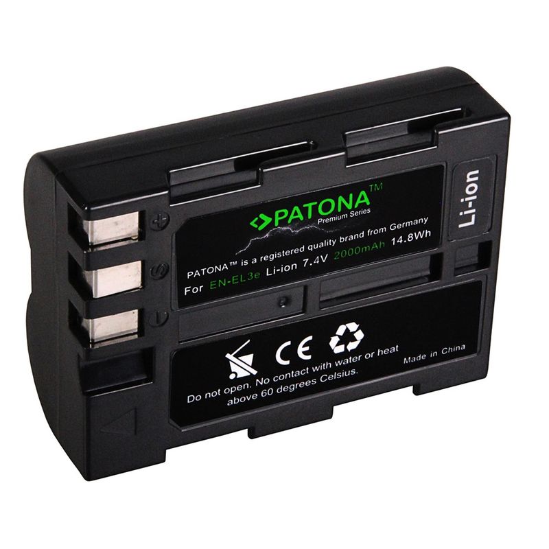 Patona-Premium-Acumulator-Replace-Li-Ion-pentru-Nikon-EN-EL3E-2000mAh-7.4V