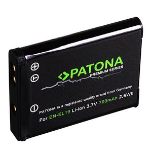 Patona Premium Acumulator Replace Li-Ion pentru Nikon EN-EL19 700mAh 3.7V