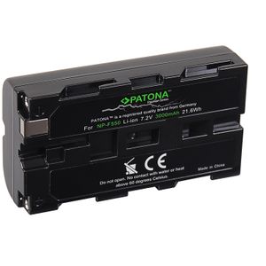 Patona Premium Acumulator Replace Li-Ion pentru Sony NP-F550 3000mAh 7.2V