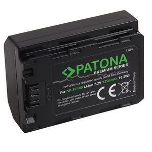 Patona Premium Acumulator Replace Li-Ion pentru Sony NP-FZ100 2250mAh 7.2V